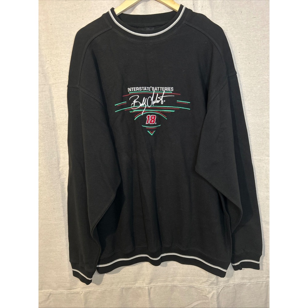 Vintage Bobby Labonte #18 NASCAR Chase Authentics Sweatshirt Size XL